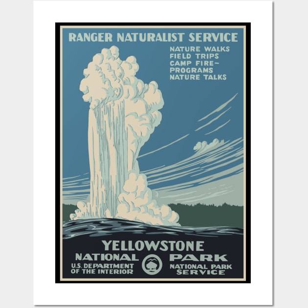 Yellowstone National Park Wall Art by splode